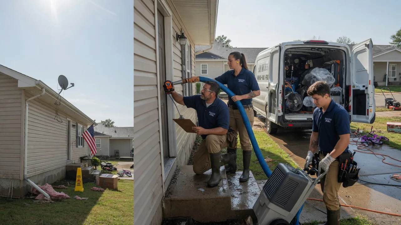 Ceiling Water Damage Restoration in Otterbein, IN near me